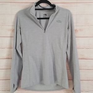 North Face Quarter Zip Knit Top